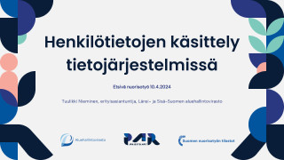 2024 04 Henkilötietojen käsittely tietojärjestelmissä etsivä nuorisotyö